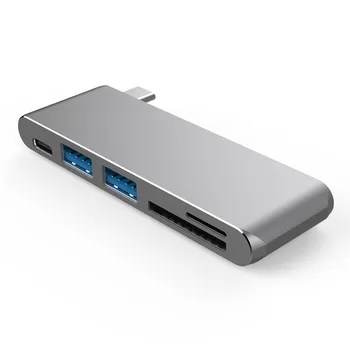 5 in1 USB C Hub Multiports USB Adapter for Type C to USB3.0 HDMI SD TF PD Card Reader Adapter for 13-15inch MacBook Pro 
5 in1 USB C Hub Multiports USB Adapter for Type C to USB3.0 HDMI SD TF PD Card Reader Adapter for 13-15inch MacBook Pro