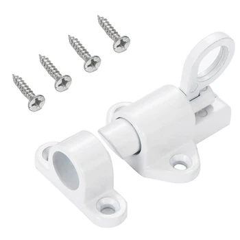 New Aluminum Alloy Security Automatic Window Gate Lock Spring Bounce Door Bolt Latch, White
New Aluminum Alloy Security Automatic Window Gate Lock Spring Bounce Door Bolt Latch, White