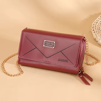 Casual Long Phone Bag Women Elegant Shoulder Strap Bag Multifunction Card Holder Mini Handbag Fashion Geometric Wallet Messenger 
Casual Long Phone Bag Women Elegant Shoulder Strap Bag Multifunction Card Holder Mini Handbag Fashion Geometric Wallet Messenger