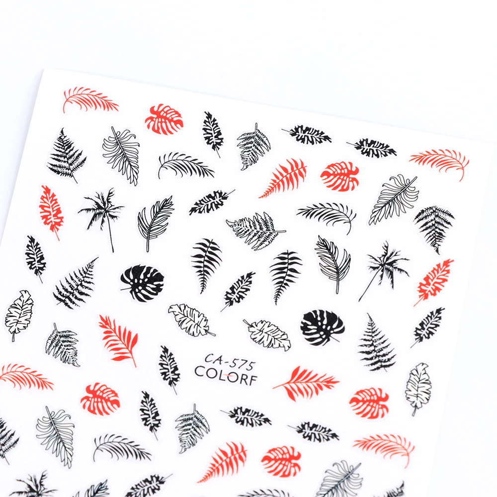 1Pc Leaf Flower Sticker on Nails 3D Adhesive Decals Cactus Garland Printing Winter Slider Decor Wraps for Nail Art CHCA570-580
1Pc Leaf Flower Sticker on Nails 3D Adhesive Decals Cactus Garland Printing Winter Slider Decor Wraps for Nail Art CHCA570-580
