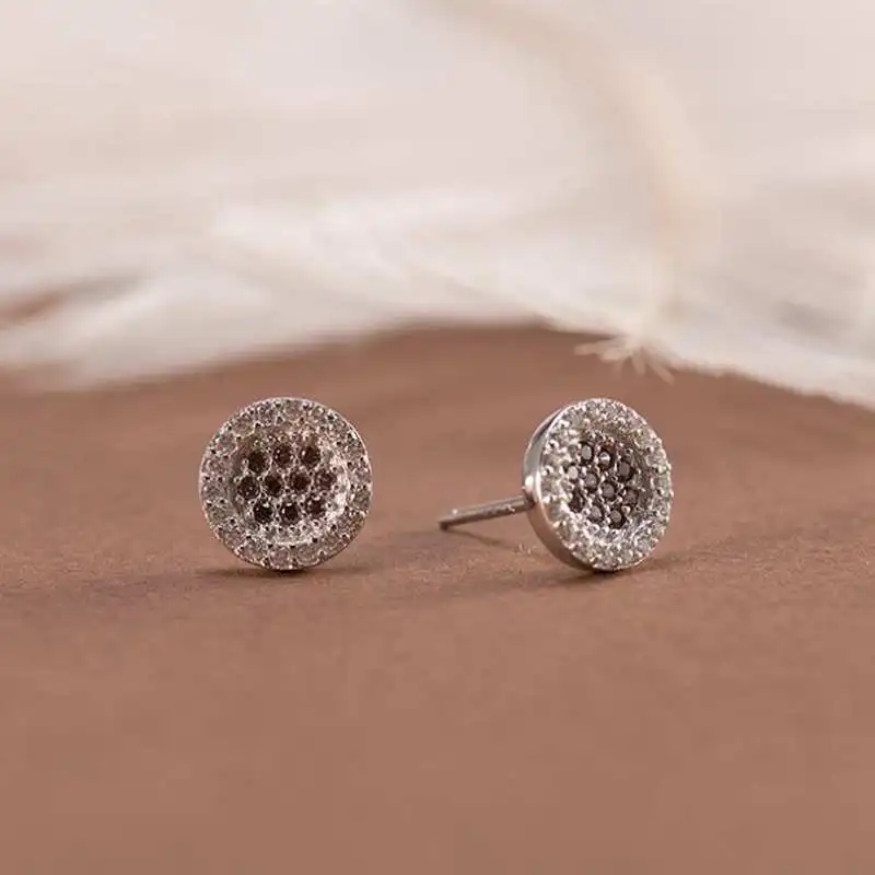 Ruifan Round Button Crystal Cubic Zircon Earrings for Women Real 925 Sterling Silver Stud Earring Christmas Fine Jewelry YEA385
Ruifan Round Button Crystal Cubic Zircon Earrings for Women Real 925 Sterling Silver Stud Earring Christmas Fine Jewelry YEA385