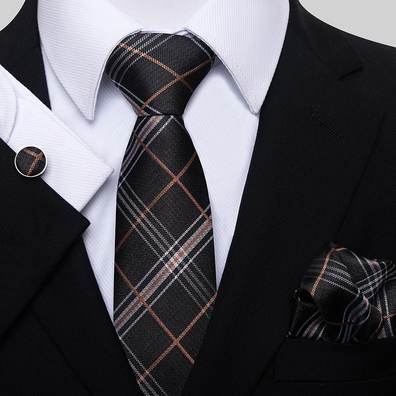 Classic Many Color Newest style Holiday Gift Tie Pocket Squares Cufflink Set Necktie Dark Blue Wedding Accessories Plaid Group
Classic Many Color Newest style Holiday Gift Tie Pocket Squares Cufflink Set Necktie Dark Blue Wedding Accessories Plaid Group