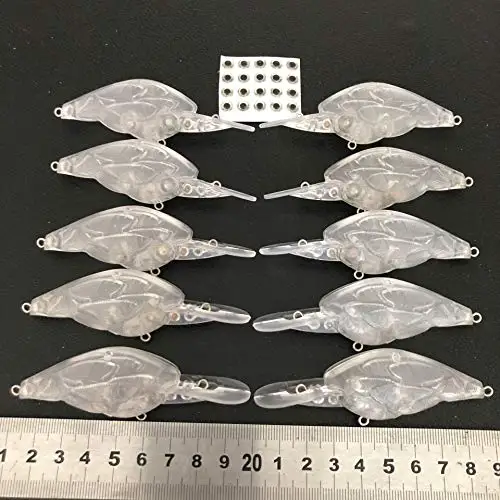 10pcs Unpainted Crankbait Fishing Lure Body 91mm 9.89g Blank Lures Free Eye 393#
10pcs Unpainted Crankbait Fishing Lure Body 91mm 9.89g Blank Lures Free Eye 393#