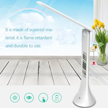 ICOCO Foldable Touch Desk Lamp 3-level Dimmer Eye-Care LED Light Portable Reading Table Lamp with Digital Calendar for Study
ICOCO Foldable Touch Desk Lamp 3-level Dimmer Eye-Care LED Light Portable Reading Table Lamp with Digital Calendar for Study