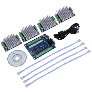 MACH3 USB CNC 5 Axis Smooth Stepper Motion Control Card Breakout Board TB6600 1 Axis 4.5A Stepper Motor Driver Board
MACH3 USB CNC 5 Axis Smooth Stepper Motion Control Card Breakout Board TB6600 1 Axis 4.5A Stepper Motor Driver Board