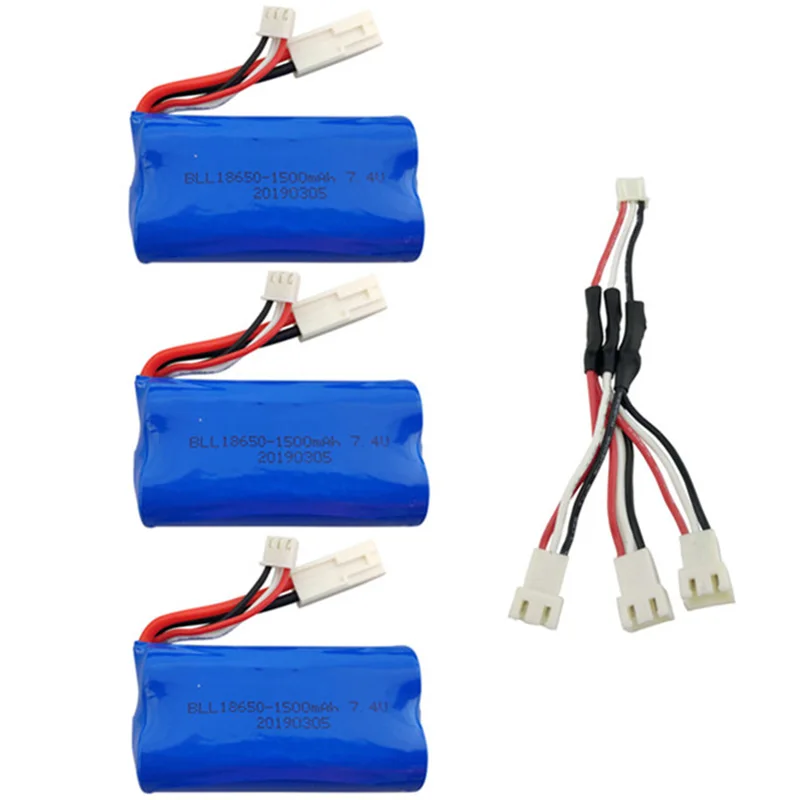 7.4V 1500Mah Lipo Battery With 1 To 3 Conversion Line For Ft009 Rc Boat Speedboat 12428 Battery Lipo 2S
7.4V 1500Mah Lipo Battery With 1 To 3 Conversion Line For Ft009 Rc Boat Speedboat 12428 Battery Lipo 2S