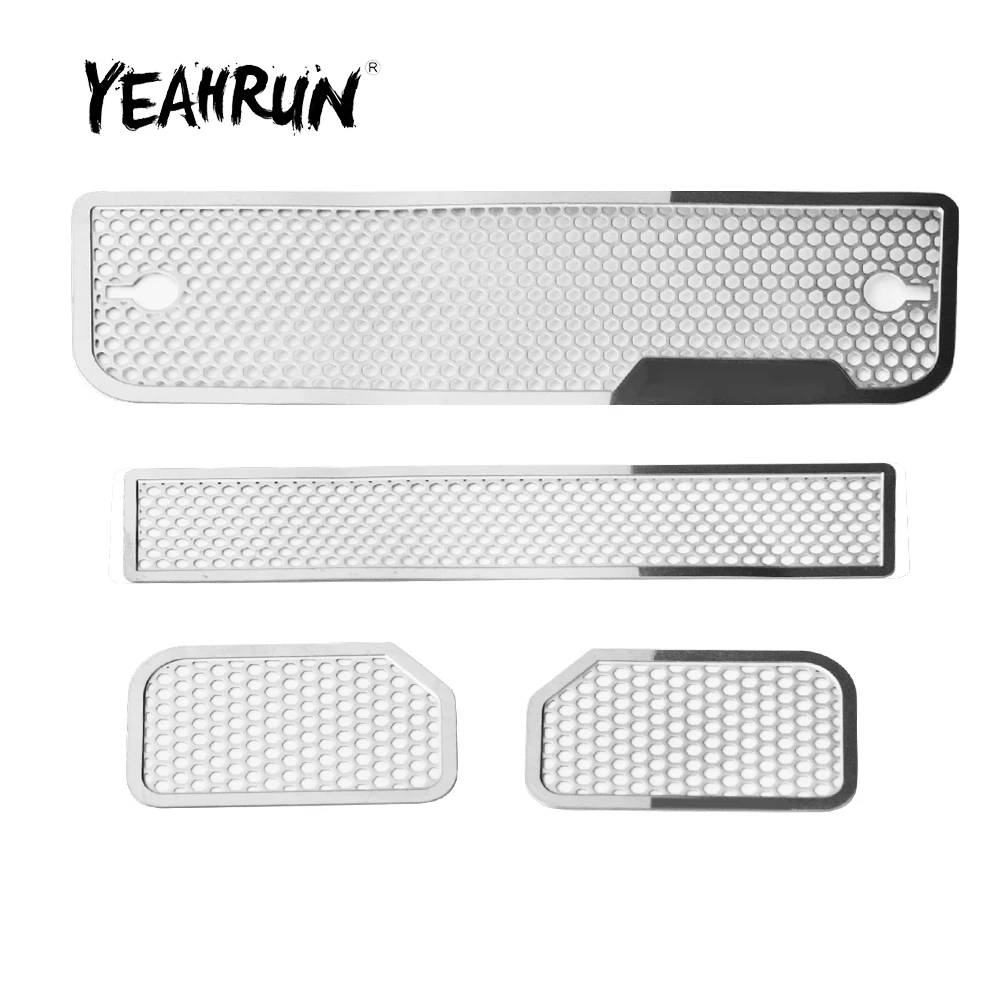 YEAHRUN Stainless Steel Mesh Grille Intake Grille Cover for TRX-6 G63 TRX-4 G500 1/10 RC Crawler Car Upgrade Decoration Parts
YEAHRUN Stainless Steel Mesh Grille Intake Grille Cover for TRX-6 G63 TRX-4 G500 1/10 RC Crawler Car Upgrade Decoration Parts