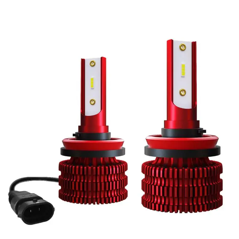 Red Ultra-light LED Car Headlight Bulbs Kit 72W 8000LM 6500K 12V 24V Auto Headlamp Fog Light Bulb For 2X H1/ H4/H7/H11/9005/9006
Red Ultra-light LED Car Headlight Bulbs Kit 72W 8000LM 6500K 12V 24V Auto Headlamp Fog Light Bulb For 2X H1/ H4/H7/H11/9005/9006