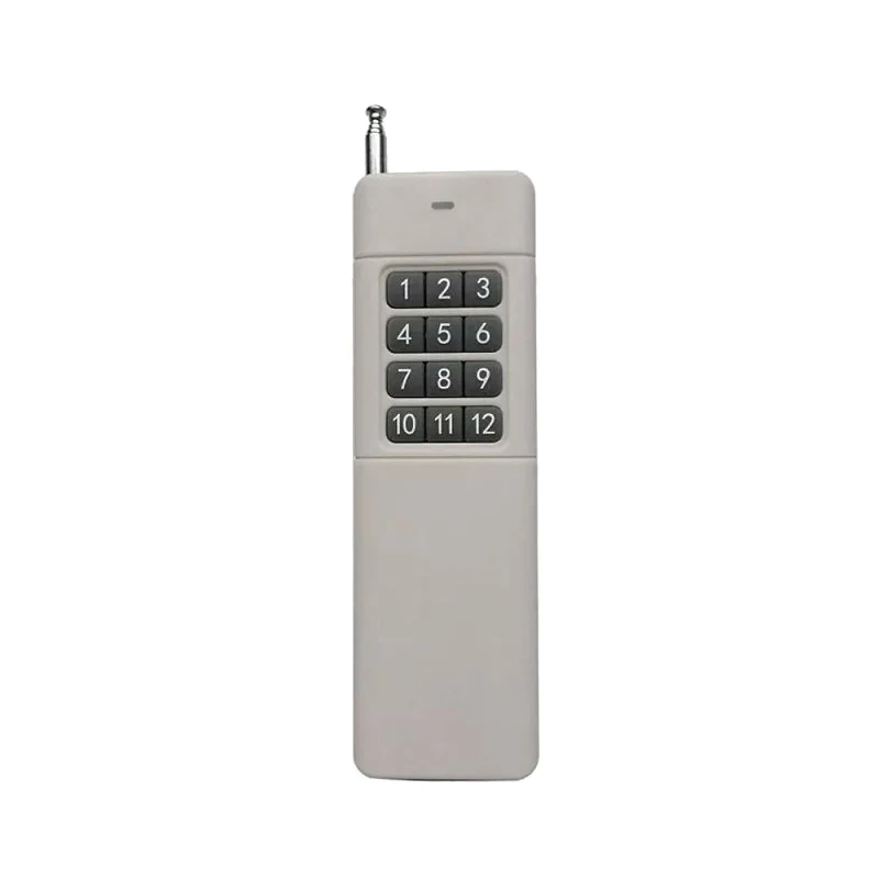 200M-3000M Long Distance 12 CH 12 Buttons RF Wireless Remote Control/Radio Controller/Transmitter 433.9MHZ IC PT2260 EV1527
200M-3000M Long Distance 12 CH 12 Buttons RF Wireless Remote Control/Radio Controller/Transmitter 433.9MHZ IC PT2260 EV1527
