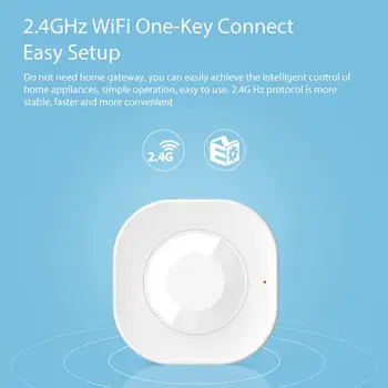 Smart WiFi PIR Motion Sensor, Infrared Passive Detector, Security Burglar Alarm Sensor Smart Life APP Control Smart House
Smart WiFi PIR Motion Sensor, Infrared Passive Detector, Security Burglar Alarm Sensor Smart Life APP Control Smart House