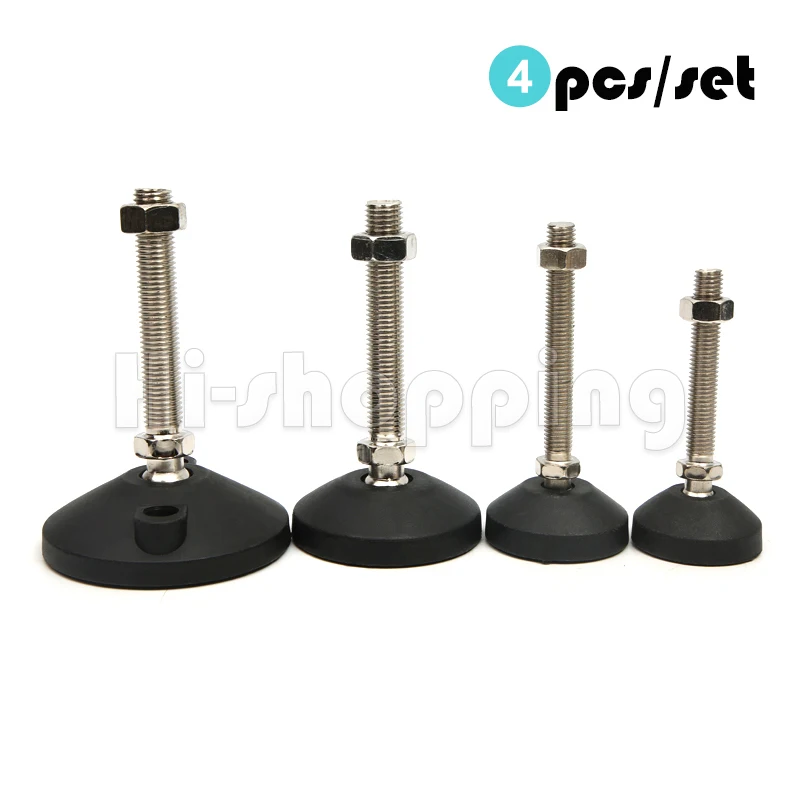 4Pcs Nylon Universal Adjusting Foot With Threaded M8 M10 M12 M14 M16 Rubber Seat Anti-Slip Damping Furniture Guard Glide Pad
4Pcs Nylon Universal Adjusting Foot With Threaded M8 M10 M12 M14 M16 Rubber Seat Anti-Slip Damping Furniture Guard Glide Pad