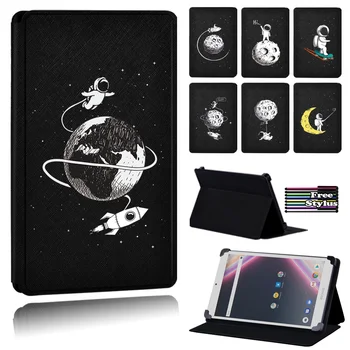 

Dust-proof Cartoon Astronaut Print Tablet Case for Archos Core 80/Archos Core 101 3G V2/Archos Core 101 (3G/3G Ultra) + Pen