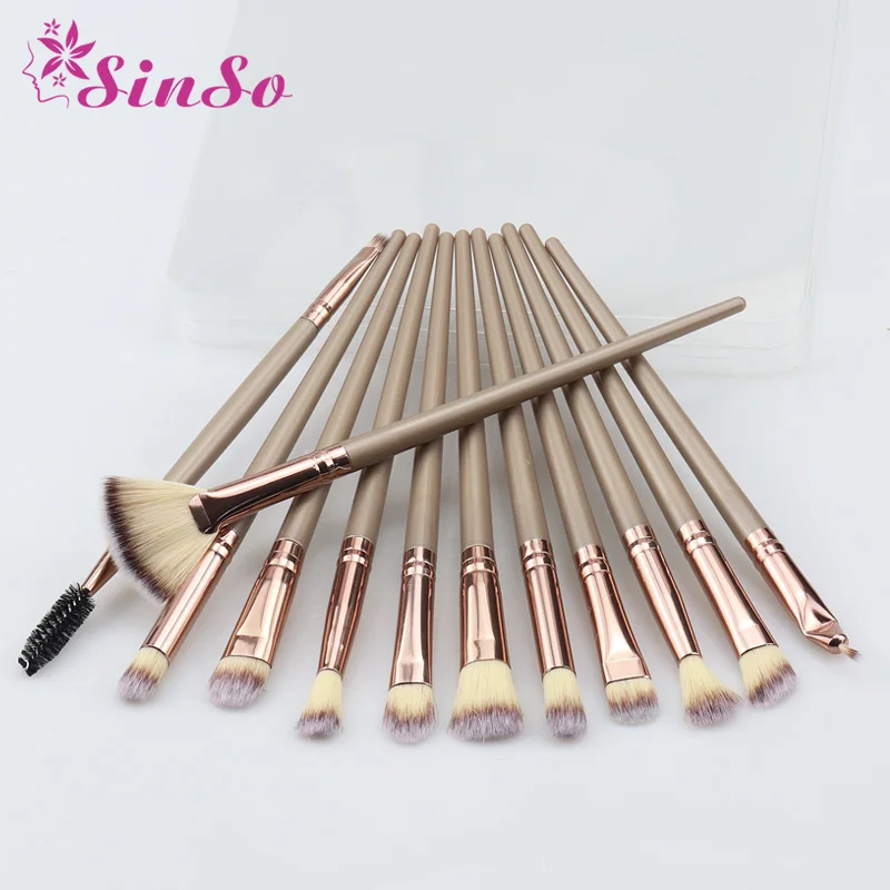 SinSo 12Pcs Professional Eyes Makeup Brushes Set Eyeshadow Makeup Brush Powder Eyebrow Eyeliner Lip Blending Cosmetic Brush Tool
SinSo 12Pcs Professional Eyes Makeup Brushes Set Eyeshadow Makeup Brush Powder Eyebrow Eyeliner Lip Blending Cosmetic Brush Tool