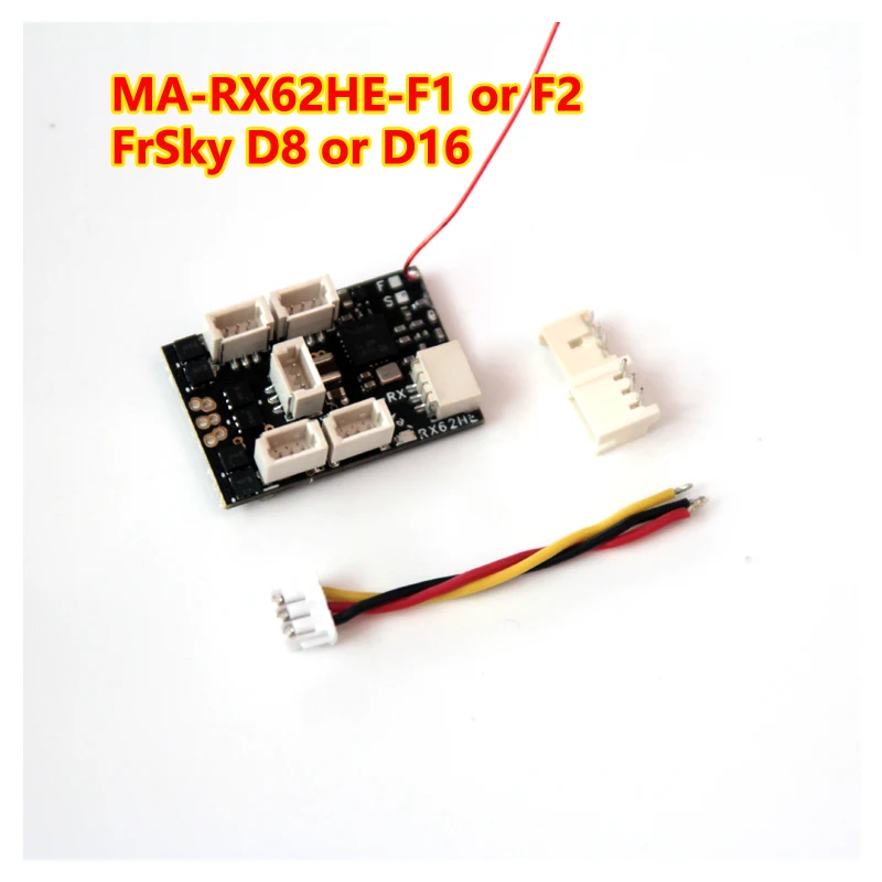 MA-RX62HE-F супер светильник 1 8g 6CH микро-приемник встроенный 7A/2S(5A/3S) бесщеточный ESC для