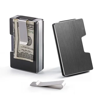 Men Aluminum Alloy Wallet Money Wallet RFID Blocking Slim Cash Credit Card Holder Purse Best Sale-WT 
Men Aluminum Alloy Wallet Money Wallet RFID Blocking Slim Cash Credit Card Holder Purse Best Sale-WT