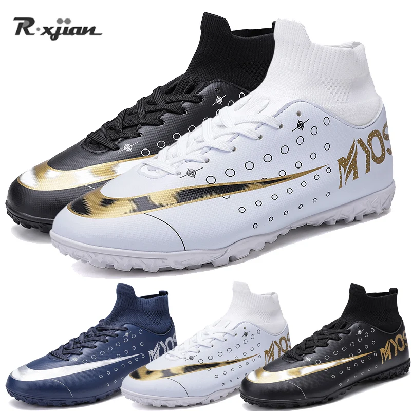Booming Size 35-44 Unisex Soccer Shoes Long Spikes TF Ankle Football Boots Outdoor Grass Cleats Football Shoes chuteira futebo
Booming Size 35-44 Unisex Soccer Shoes Long Spikes TF Ankle Football Boots Outdoor Grass Cleats Football Shoes chuteira futebo