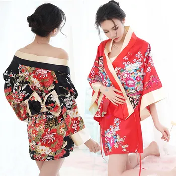 New Sexy Underwear Women Lingerie Cosplay Japanese Kimono Costume Halloween Floral Robe Nightgown Sleepwear Set
New Sexy Underwear Women Lingerie Cosplay Japanese Kimono Costume Halloween Floral Robe Nightgown Sleepwear Set