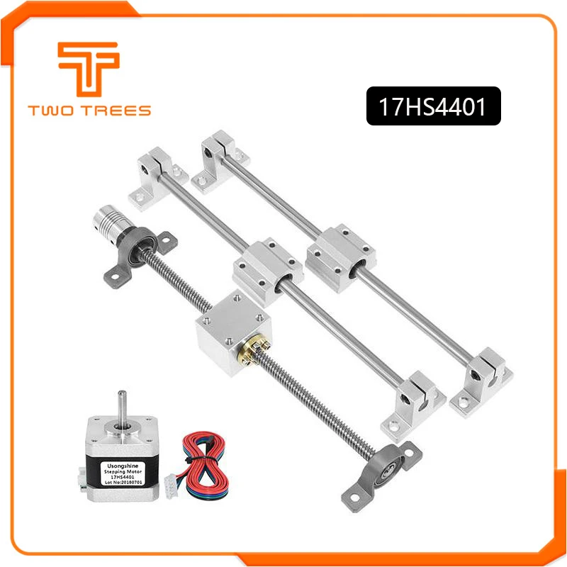 3D pinter guide rail sets T8 Lead screw length 500mm + linear shaft 8*500mm+KP08+SK8+ SC8UU + nut housing +coupling + step motor 
3D pinter guide rail sets T8 Lead screw length 500mm + linear shaft 8*500mm+KP08+SK8+ SC8UU + nut housing +coupling + step motor