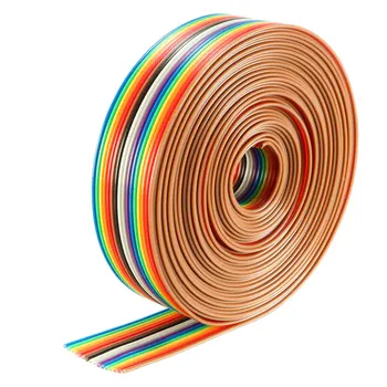 uxcell 1 Pcs 1.27mm Pitch 5 Meters Length, 1mm Wire Diameter, Flat Ribbon Cable 16P Rainbow IDC Wire for Home DIY
uxcell 1 Pcs 1.27mm Pitch 5 Meters Length, 1mm Wire Diameter, Flat Ribbon Cable 16P Rainbow IDC Wire for Home DIY