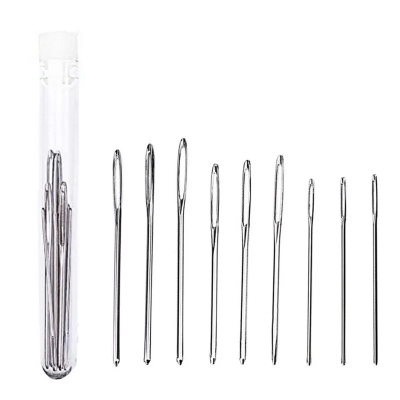 9pcs Large Eye Blunt Needles Steel Yarn Knitting Needles Sewing Needles Drop Shipping #B5
9pcs Large Eye Blunt Needles Steel Yarn Knitting Needles Sewing Needles Drop Shipping #B5