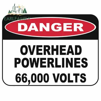 EARLFAMILY 13cm x 9.7cm Danger Sign Car Stickers Overhead Powerlines 66000volts Decal Waterproof Graphics Window Trunk Sticker
EARLFAMILY 13cm x 9.7cm Danger Sign Car Stickers Overhead Powerlines 66000volts Decal Waterproof Graphics Window Trunk Sticker