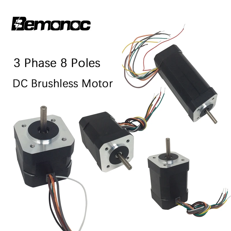 Bemonoc Diameter 42mm BLDC DC 24V Brushless Electric Motor 4000/5000rpm High Torque Brushless 3 Phase 8 Poles DC Brushless Motor
Bemonoc Diameter 42mm BLDC DC 24V Brushless Electric Motor 4000/5000rpm High Torque Brushless 3 Phase 8 Poles DC Brushless Motor