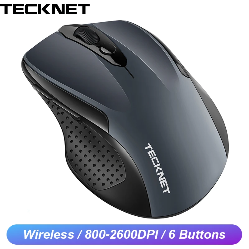 TeckNet 2400DPI Bluetooth Wireless Mouse, 24 Month Battery Life With Battery Indicator, 2400/1500/1000dPi for laptop
TeckNet 2400DPI Bluetooth Wireless Mouse, 24 Month Battery Life With Battery Indicator, 2400/1500/1000dPi for laptop