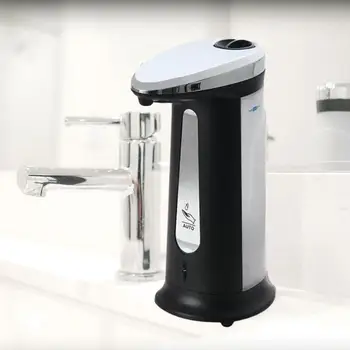 400ML Hands Automatic IR Sensor Bath Touchless Soap Liquid Dispenser Waterproof Anti-Infrared Liquid Soap Containers Hot
400ML Hands Automatic IR Sensor Bath Touchless Soap Liquid Dispenser Waterproof Anti-Infrared Liquid Soap Containers Hot