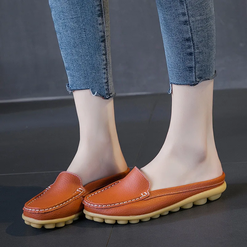 Low-Cut ban tuo xie Women's Summer Fashion Outer Wear 2019 New Style Genuine Leather Lazy Mom Shoes Flat Closed-toe Sandals Wome
Low-Cut ban tuo xie Women's Summer Fashion Outer Wear 2019 New Style Genuine Leather Lazy Mom Shoes Flat Closed-toe Sandals Wome