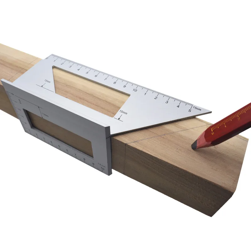 Woodworking T-Type Ruler Multifunctional Square Angle Ruler 45 Degrees 90 Degrees Marking Gauge Angle Protractor Aluminum Alloy
Woodworking T-Type Ruler Multifunctional Square Angle Ruler 45 Degrees 90 Degrees Marking Gauge Angle Protractor Aluminum Alloy