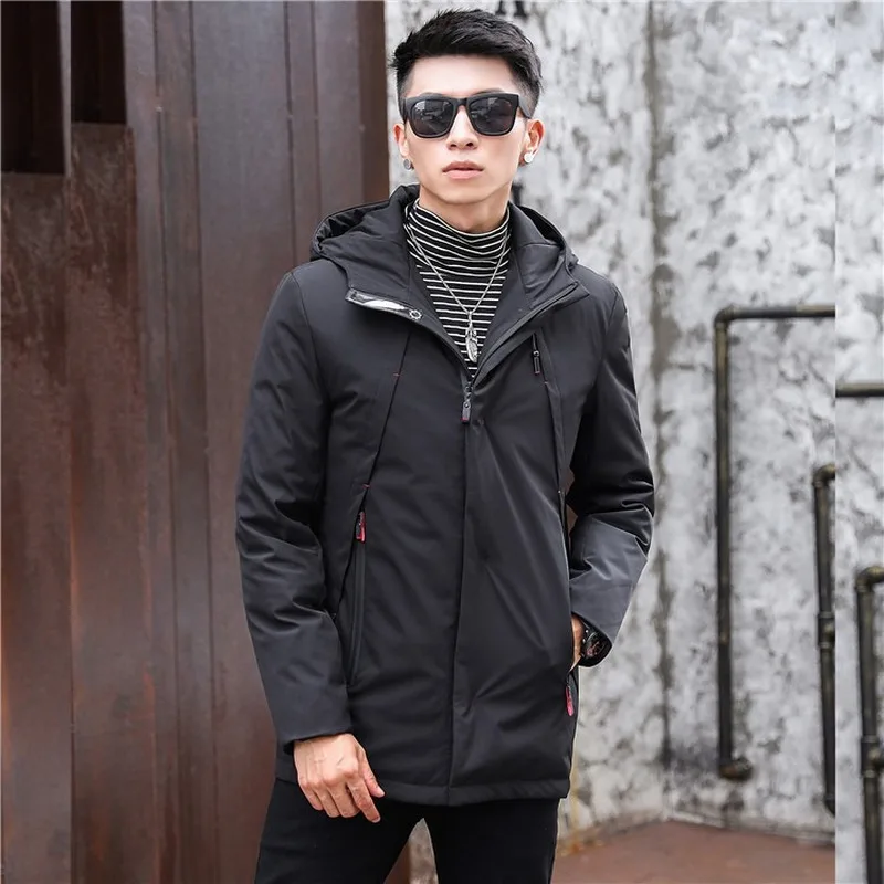 Korean style, plus size, winter coat, casual white duck down jacket, men's warm jacket
Korean style, plus size, winter coat, casual white duck down jacket, men's warm jacket