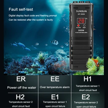 50-1000W Aquarium PTC Heater Power Off Protection PTC Type Inverter Heater Adjustable Temperature Fully Submersible Heater
50-1000W Aquarium PTC Heater Power Off Protection PTC Type Inverter Heater Adjustable Temperature Fully Submersible Heater