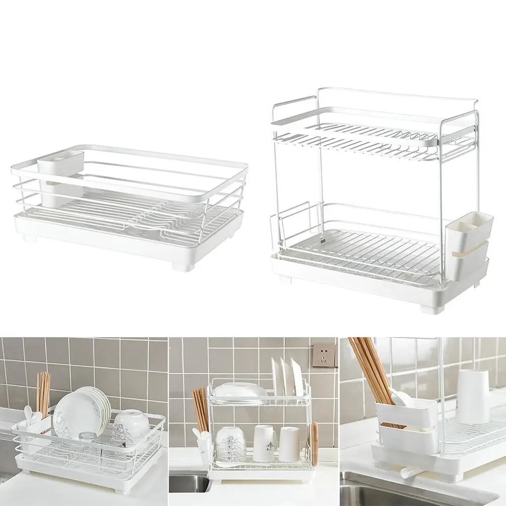 Multi-function Water Drain Rack Kitchen Dishware Dish Rack Storage Box Drying Rack With Anti-rust Frame Cutlery Holder Home
Multi-function Water Drain Rack Kitchen Dishware Dish Rack Storage Box Drying Rack With Anti-rust Frame Cutlery Holder Home