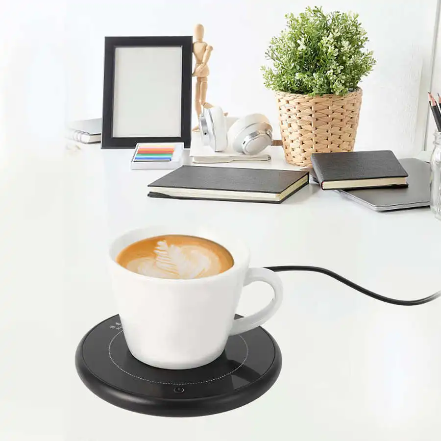 Black Cup Heating Mat Coffee Milk Cup Mug Warmer Thermostatic Heating Plate Coaster Coffee Heater for Home Office CN Plug 220V
Black Cup Heating Mat Coffee Milk Cup Mug Warmer Thermostatic Heating Plate Coaster Coffee Heater for Home Office CN Plug 220V