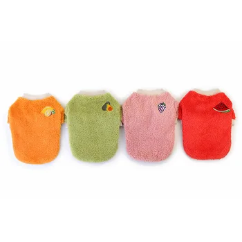 

PUOUPUOU Solid Color Dogs Clothes 2020 Sweet Dog Clothes for Small Medium Dogs Winter Pets Clothes Sweater Warm Ropa Para Perros