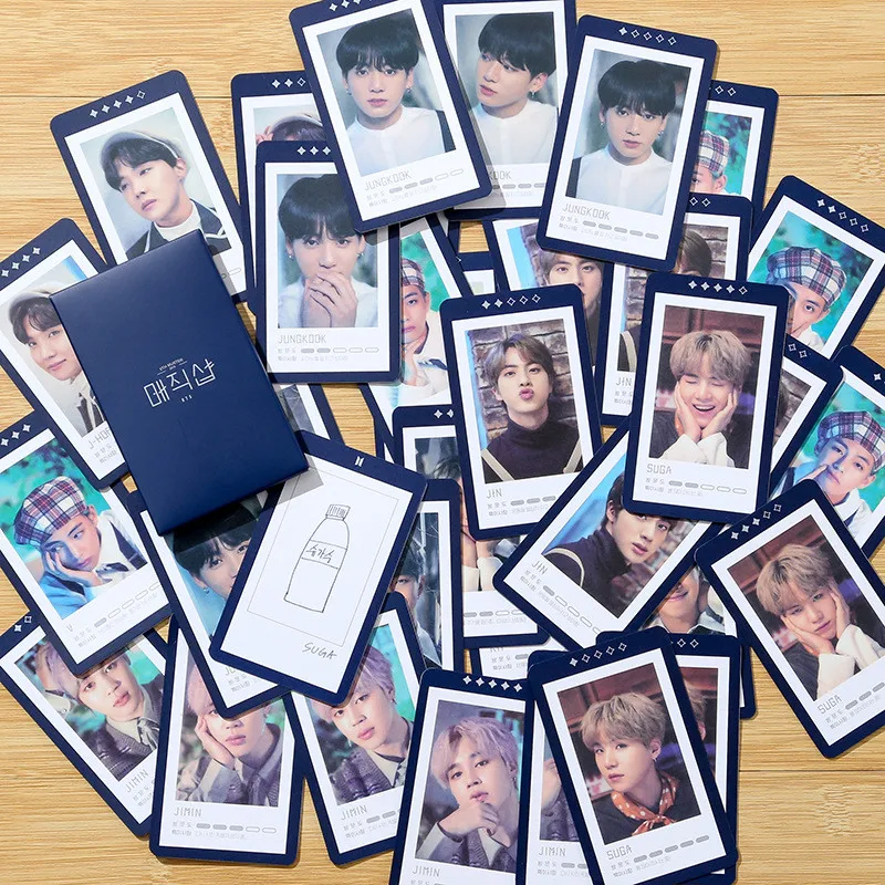 Hot KPOP Bangtan Boys Album MAP OF THE SOUL PERSONA Collection Card Cartoon Photocard Self Made Paper Cards LU6964 
Hot KPOP Bangtan Boys Album MAP OF THE SOUL PERSONA Collection Card Cartoon Photocard Self Made Paper Cards LU6964