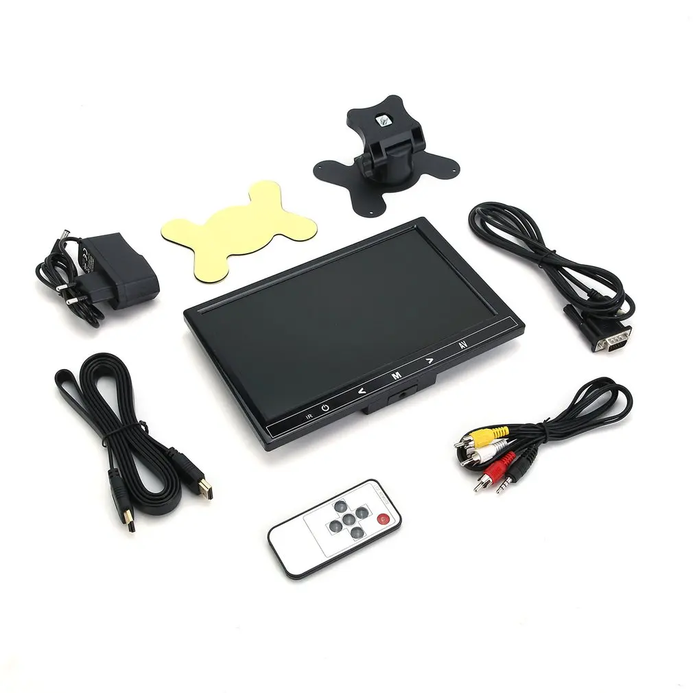 9 Inch Dash-Board VGA+HDMI+AV Display Screen HD Computer TV CCTV Security Monitor Surveillance Screen 1024x600 EU Plug
9 Inch Dash-Board VGA+HDMI+AV Display Screen HD Computer TV CCTV Security Monitor Surveillance Screen 1024x600 EU Plug