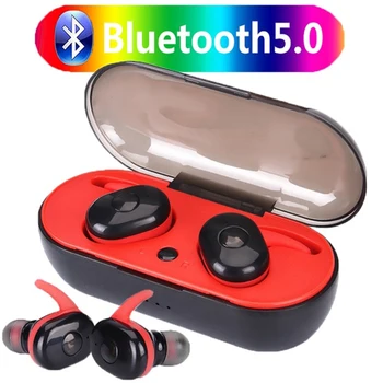 TWS Sports Bluetooth Headset 5.0 Wireless Large Capacity Headphones Stereo HD Noise Reduction Binaural Headset With Charging Box
TWS Sports Bluetooth Headset 5.0 Wireless Large Capacity Headphones Stereo HD Noise Reduction Binaural Headset With Charging Box