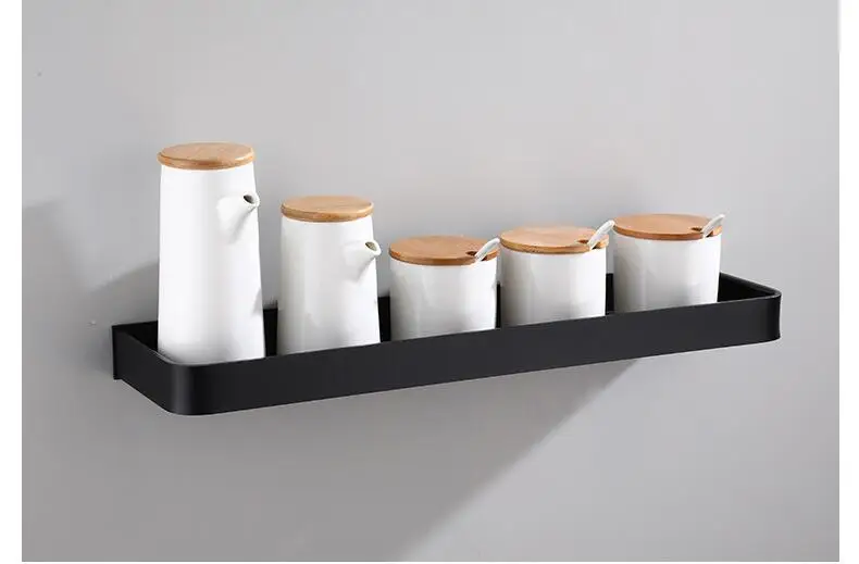 Bathroom Shelf Bath Shower Shelf Aluminum Black Bathroom Corner shelf Wall Mounted Black Aluminum Kitchen Storage holder Bathroom Shelf Bath Shower Shelf Aluminum Black Bathroom Corner shelf Wall Mounted Black Aluminum Kitchen Storage holder