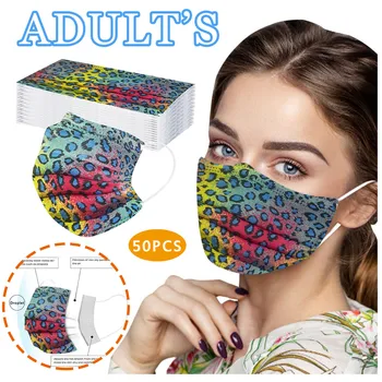 50pcs Adult Leopard Print Mask Three-layer Nonwove Disposable Protective Face Masks Safe Breathable Windbreak Masque Respirator
50pcs Adult Leopard Print Mask Three-layer Nonwove Disposable Protective Face Masks Safe Breathable Windbreak Masque Respirator