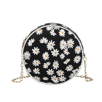 2020 Fashion Trend Women Cute Daisy Print Shoulder Bag Hardware Chain Strap Messenger Tote Round Zipper Crossbody Satchel
2020 Fashion Trend Women Cute Daisy Print Shoulder Bag Hardware Chain Strap Messenger Tote Round Zipper Crossbody Satchel