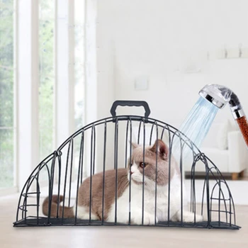 Anti-grab Kitten Washing Bath Metal Cage 2 Door Lightweight Cat Shower Hair Dryer Pet Supplies
Anti-grab Kitten Washing Bath Metal Cage 2 Door Lightweight Cat Shower Hair Dryer Pet Supplies