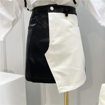 Fashion Hit Color Pu Skirt Girls 2020 Spring Summer New PU Leather A- Line Short Mini Skirts Women High Waist Bag Hip Sexy Skirt 
Fashion Hit Color Pu Skirt Girls 2020 Spring Summer New PU Leather A- Line Short Mini Skirts Women High Waist Bag Hip Sexy Skirt