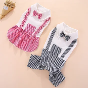 Boy Dog Clothes Jumpsuit Girl Dog Clothing Poodle Bichon Pomeranian Schnauzer Pug Clothes Pet Costume Wedding Dress Dropship
Boy Dog Clothes Jumpsuit Girl Dog Clothing Poodle Bichon Pomeranian Schnauzer Pug Clothes Pet Costume Wedding Dress Dropship