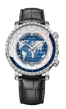 AGELOCER Caliber.A 4610 Men World Time Business Mechanical Automatic LuxuryWatch
AGELOCER Caliber.A 4610 Men World Time Business Mechanical Automatic LuxuryWatch