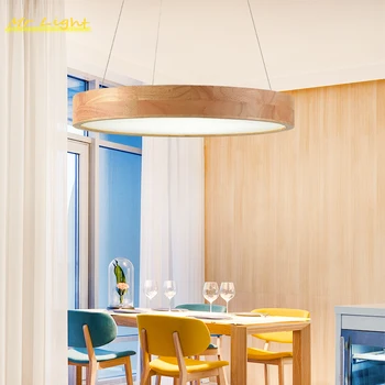 Modern LED Pendant Lights Lighting Dining Room Remote Control Pendant Lamp Restaurant Kitchen Solid Wood Hanging Lamp Luminaries 
Modern LED Pendant Lights Lighting Dining Room Remote Control Pendant Lamp Restaurant Kitchen Solid Wood Hanging Lamp Luminaries
