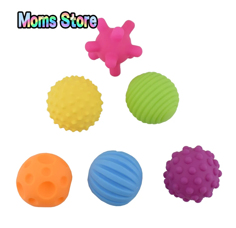 4&6pcs Textured Multi Ball Set educational develop baby tactile senses toy Baby hand training Massage ball Rattle Activity toys
4&6pcs Textured Multi Ball Set educational develop baby tactile senses toy Baby hand training Massage ball Rattle Activity toys