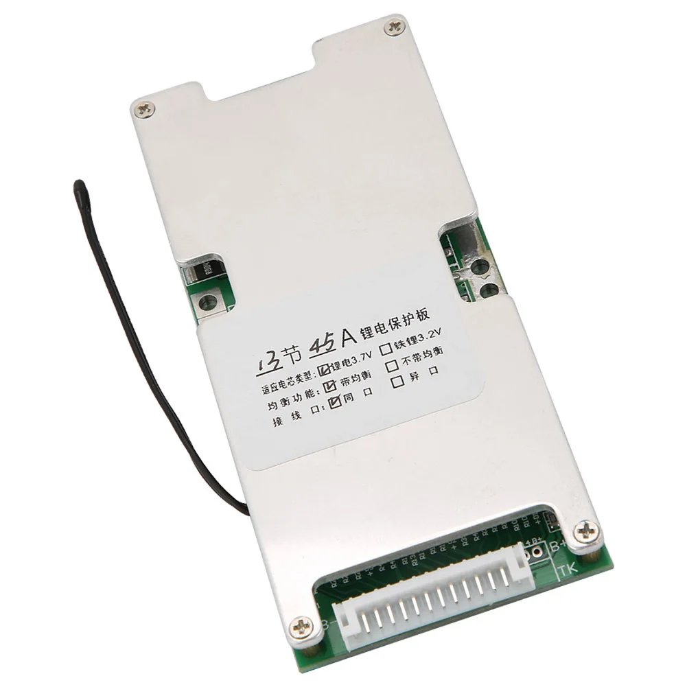 45A Battery Protection Board 13S Lithium Battery Protection BMS PCB Board Lithium Battery Protection Boards With Balance Charge
45A Battery Protection Board 13S Lithium Battery Protection BMS PCB Board Lithium Battery Protection Boards With Balance Charge