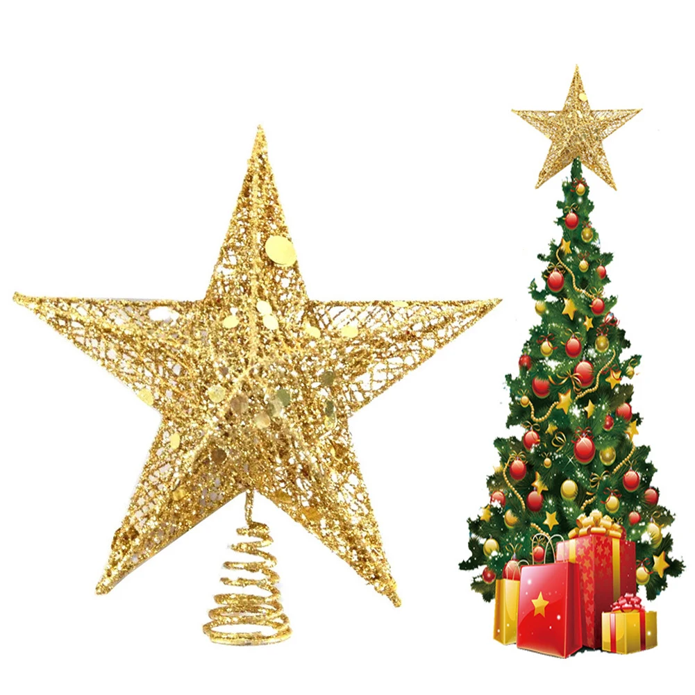 Christmas Tree Star Christmas Decoration Glittered Tree-top Star for Christmas Tree Ornament Indoor Party Home Decoration
Christmas Tree Star Christmas Decoration Glittered Tree-top Star for Christmas Tree Ornament Indoor Party Home Decoration