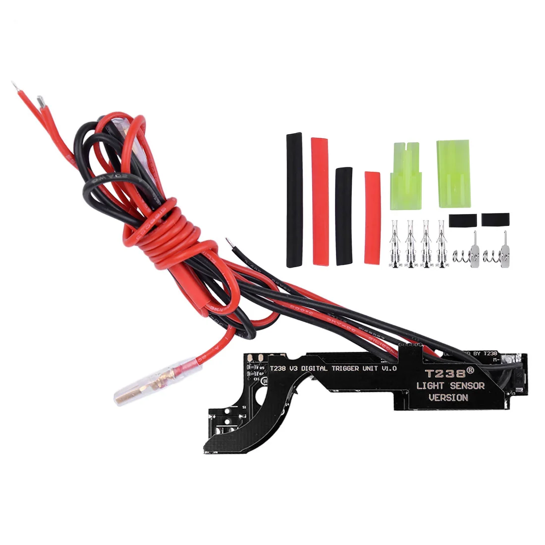 V3.1 New T238 Programmable MOSFET Electric Fire Control Unit Module For XWE G36 / JM 11AK Gearbox
V3.1 New T238 Programmable MOSFET Electric Fire Control Unit Module For XWE G36 / JM 11AK Gearbox